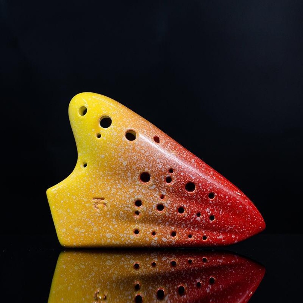 Musical Instrument Drawing - Ocarinas in ceramica 16 fori Alto