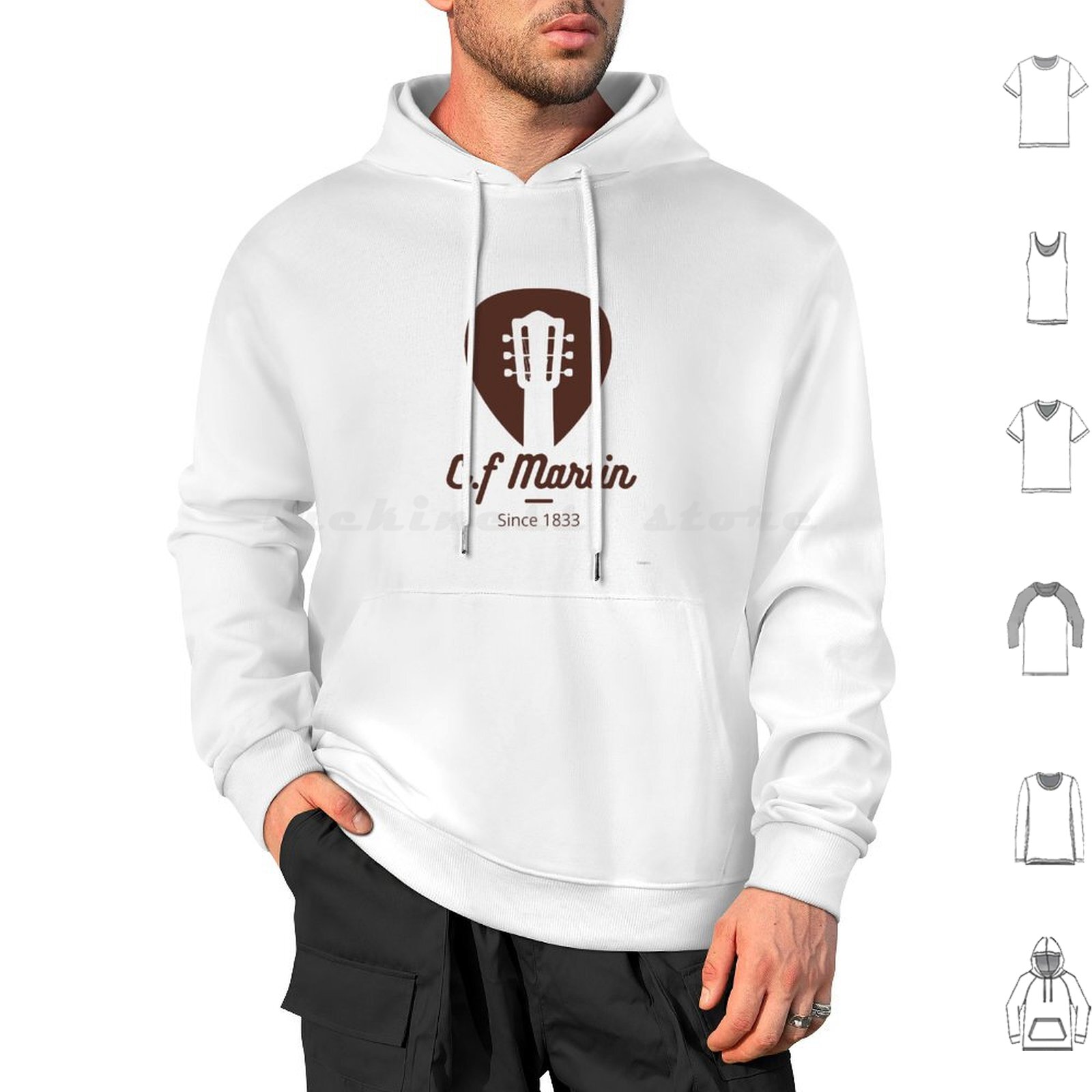 Musical Instrument Companies - Chitarre 1833 Felpe con cappuccio Manica