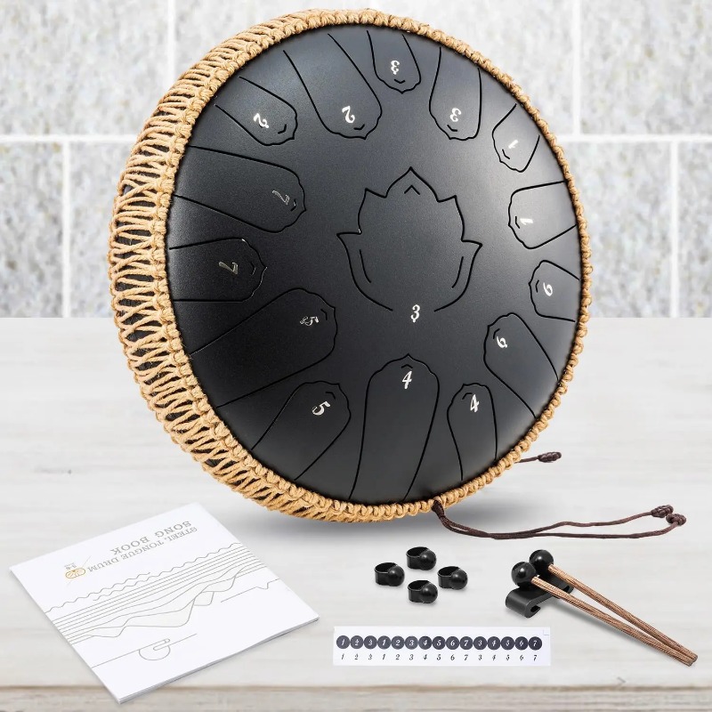 Musical Instrument Morocco - Glucofono con lingua in acciaio Hluru