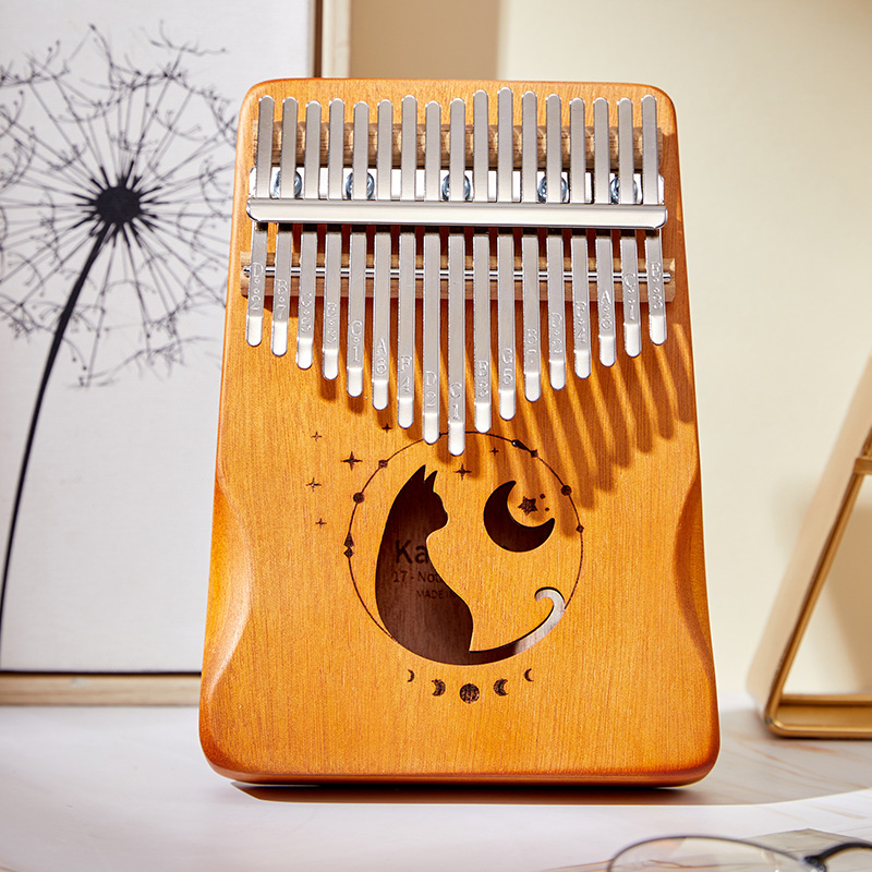 Musical Instrument Book - 17 tasti Kalimba Sfumatura di colore