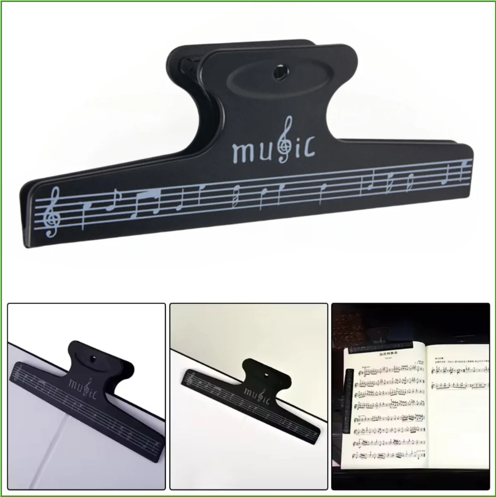 Musical Instrument Book - Clip per Spartiti, Clip per Pagine
