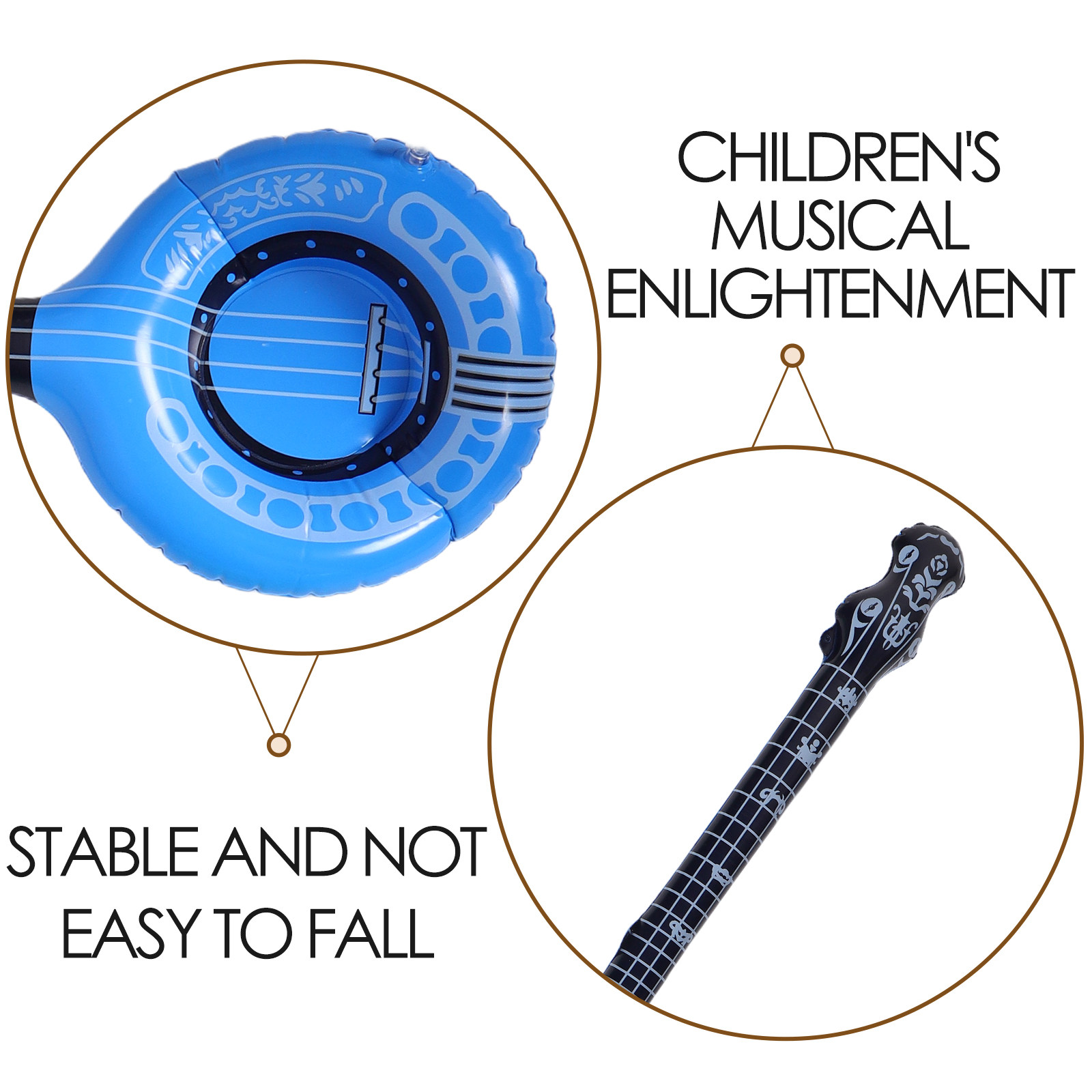 2 Pezzi di Strumenti Gonfiabil - Musical Instrument You Blow Into recensione e prezzo